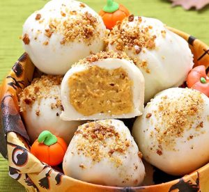 Pumpkin Cheesecake Truffles