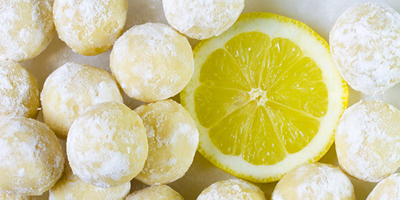 white chocolate lemon truffles